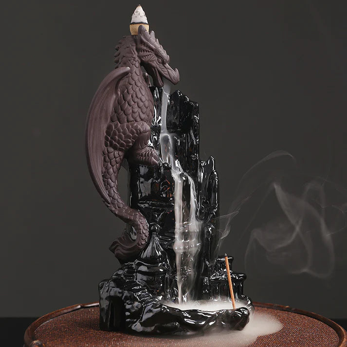 Brûleur d'encens-Dragon / Montagne