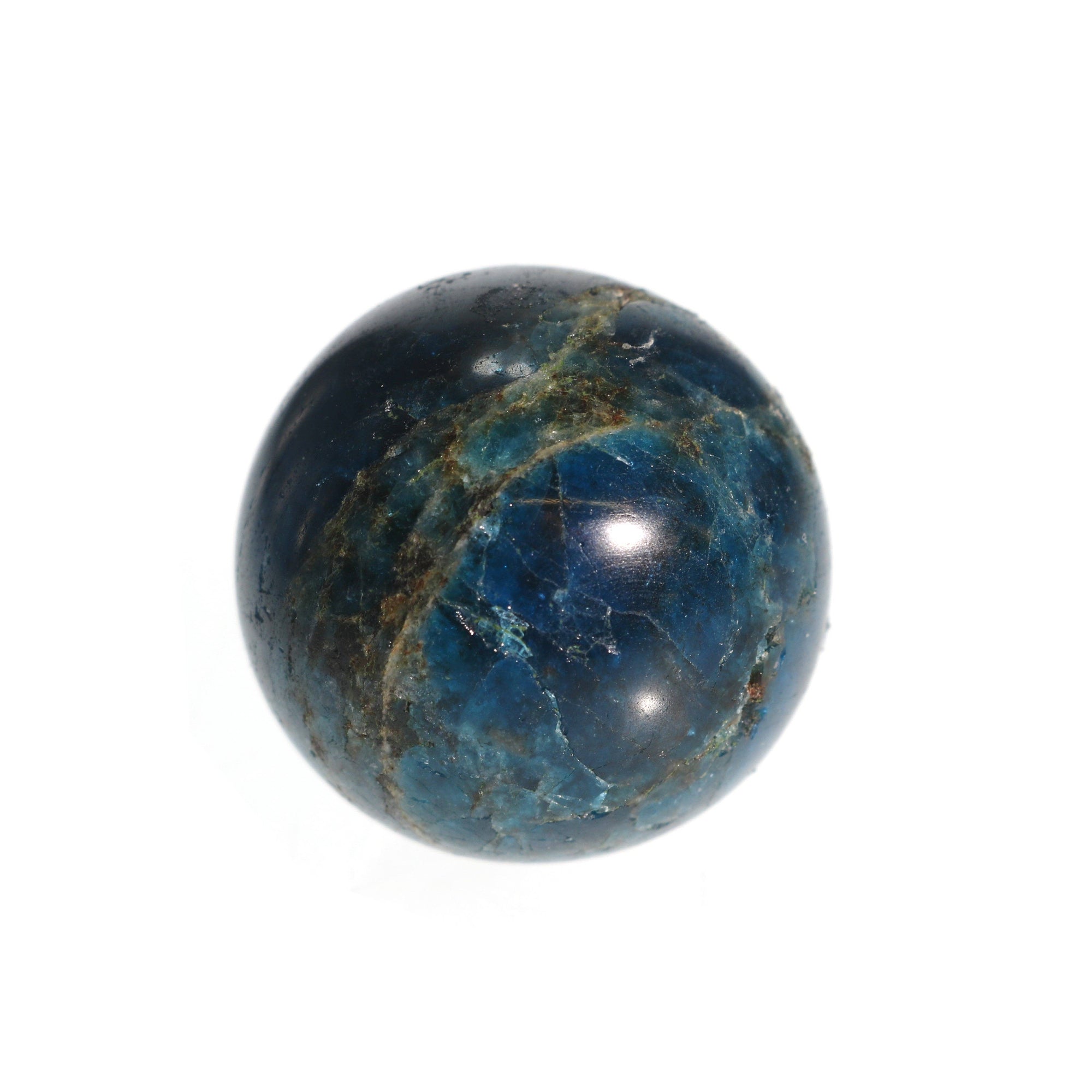 Sphère - Apatite Bleue - 3,5 cm x 3.5 cm