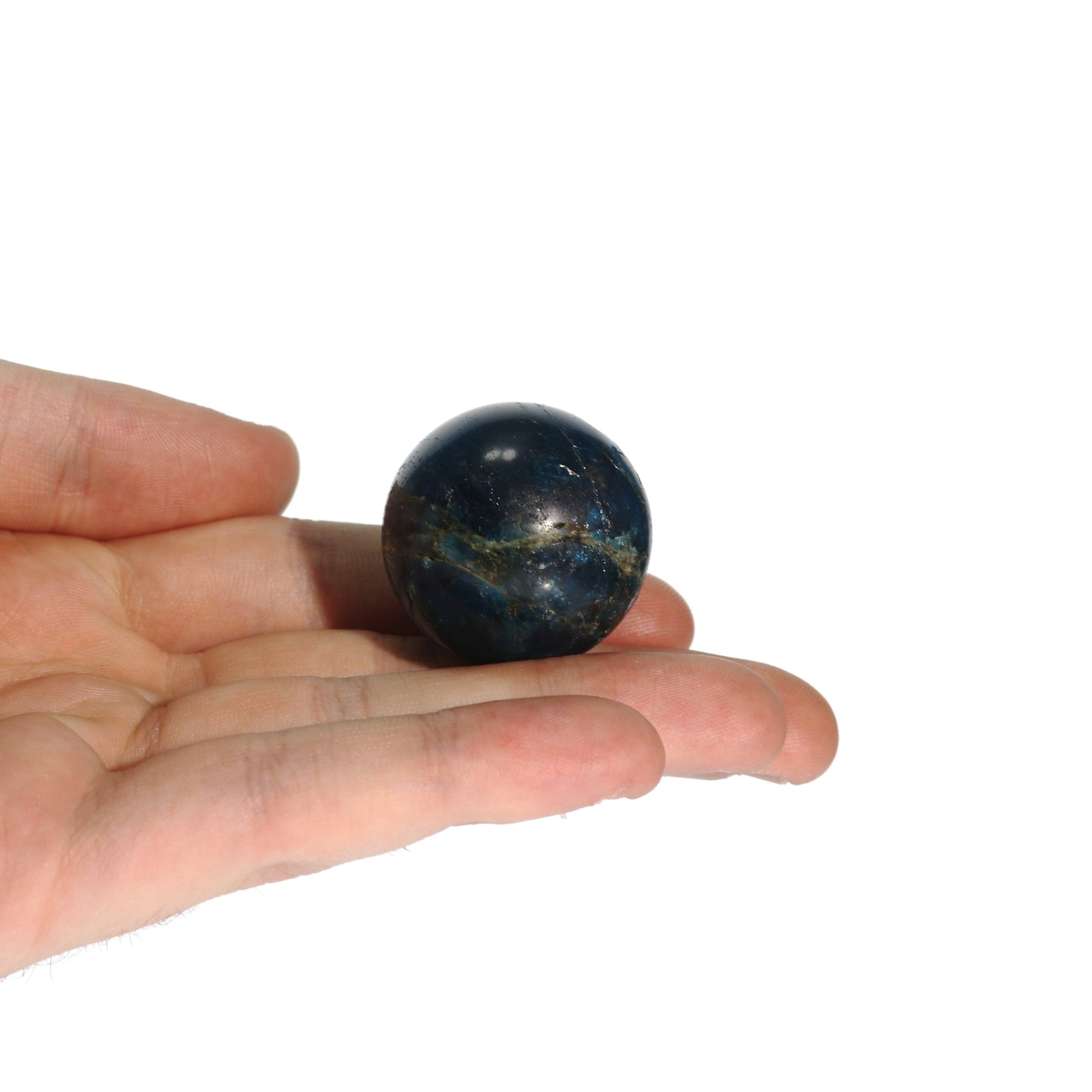 Sphère - Apatite Bleue - 3,5 cm x 3.5 cm