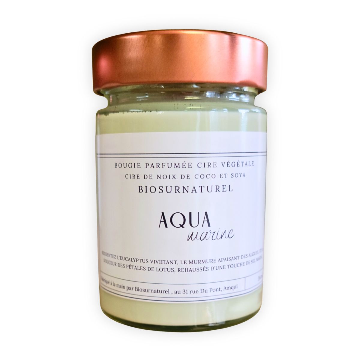 Bougie Parfumée - Aquamarine - 314 ml