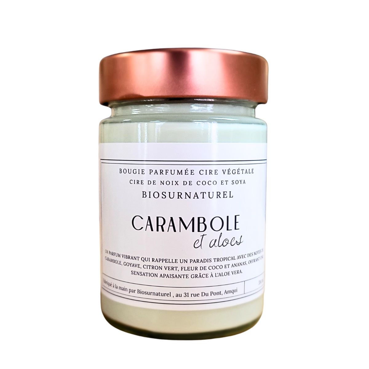 Bougie Parfumée - Carambole & Aloes - 314 ml