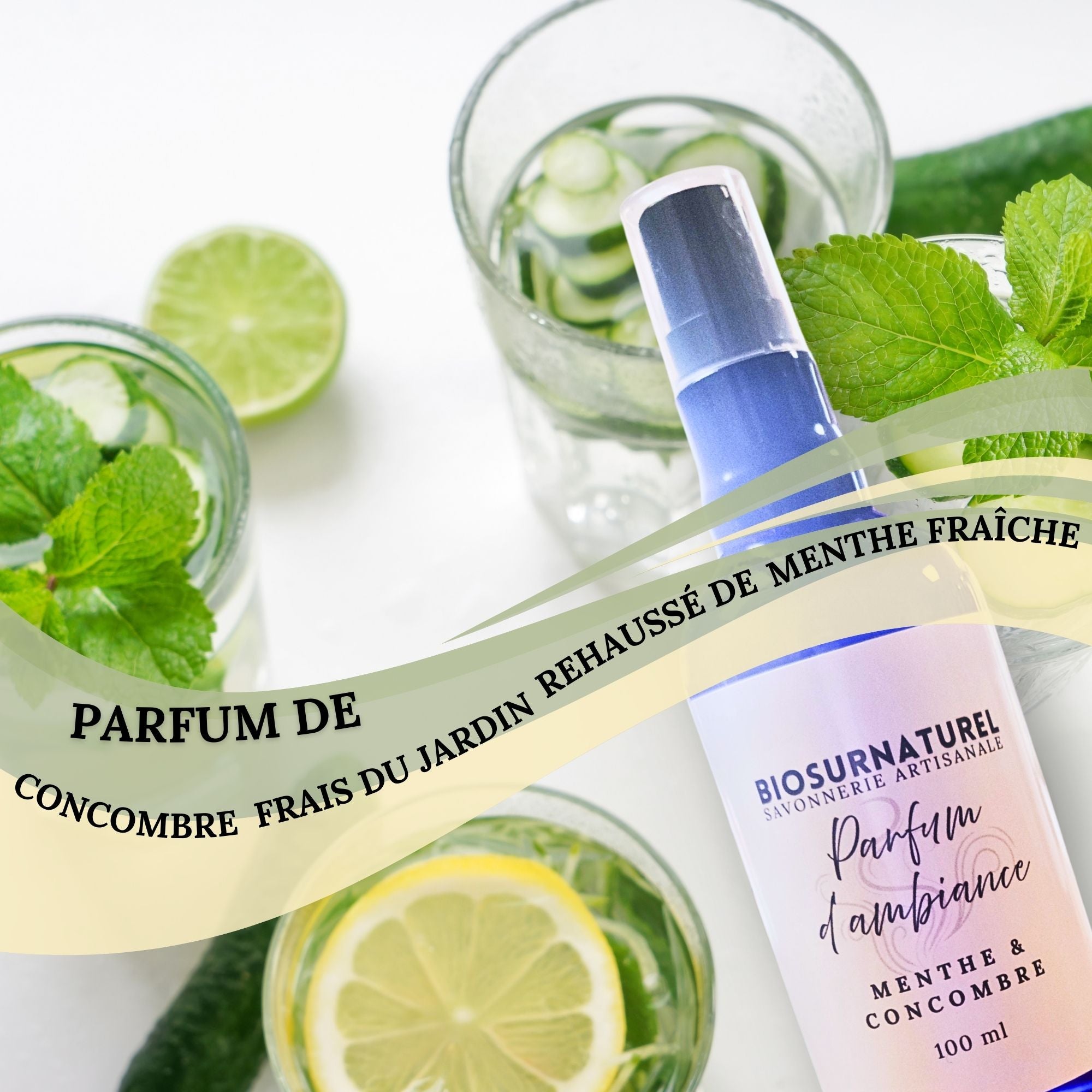 Bruine d'ambiance - Menthe et concombre
