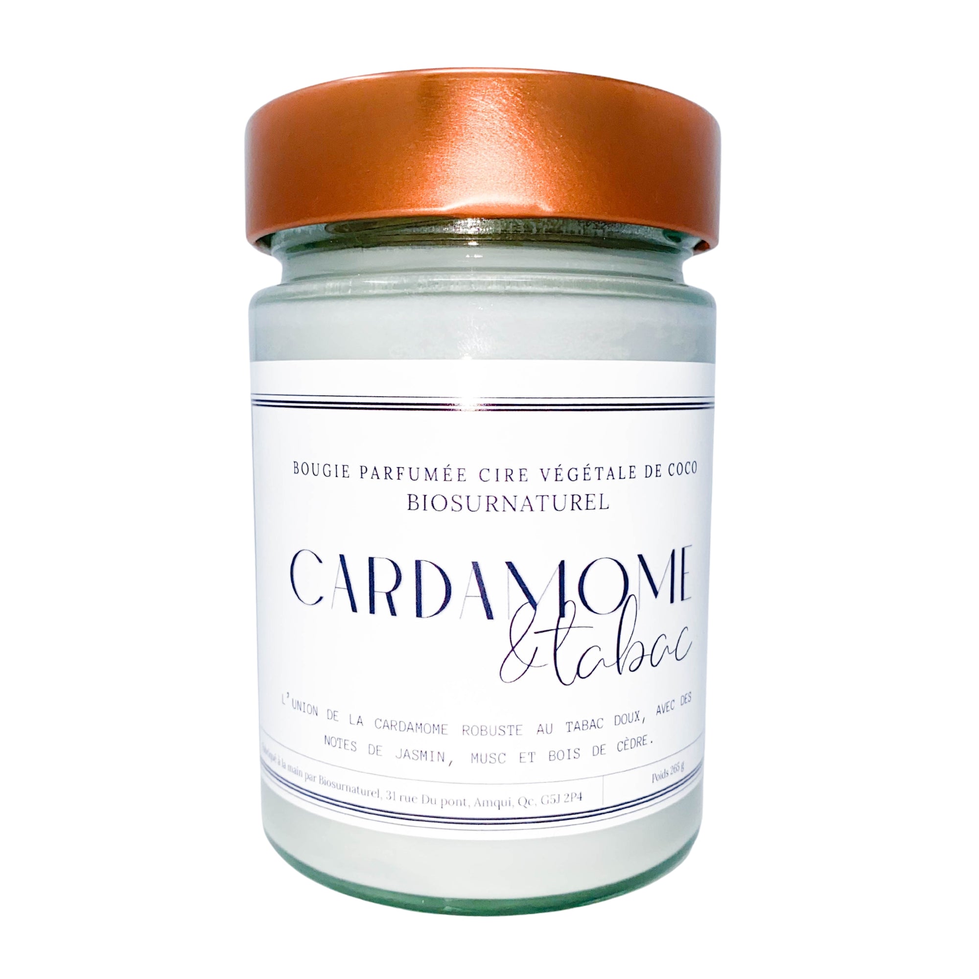 Bougie Parfumée - Cardamome & Tabac - 314 ml