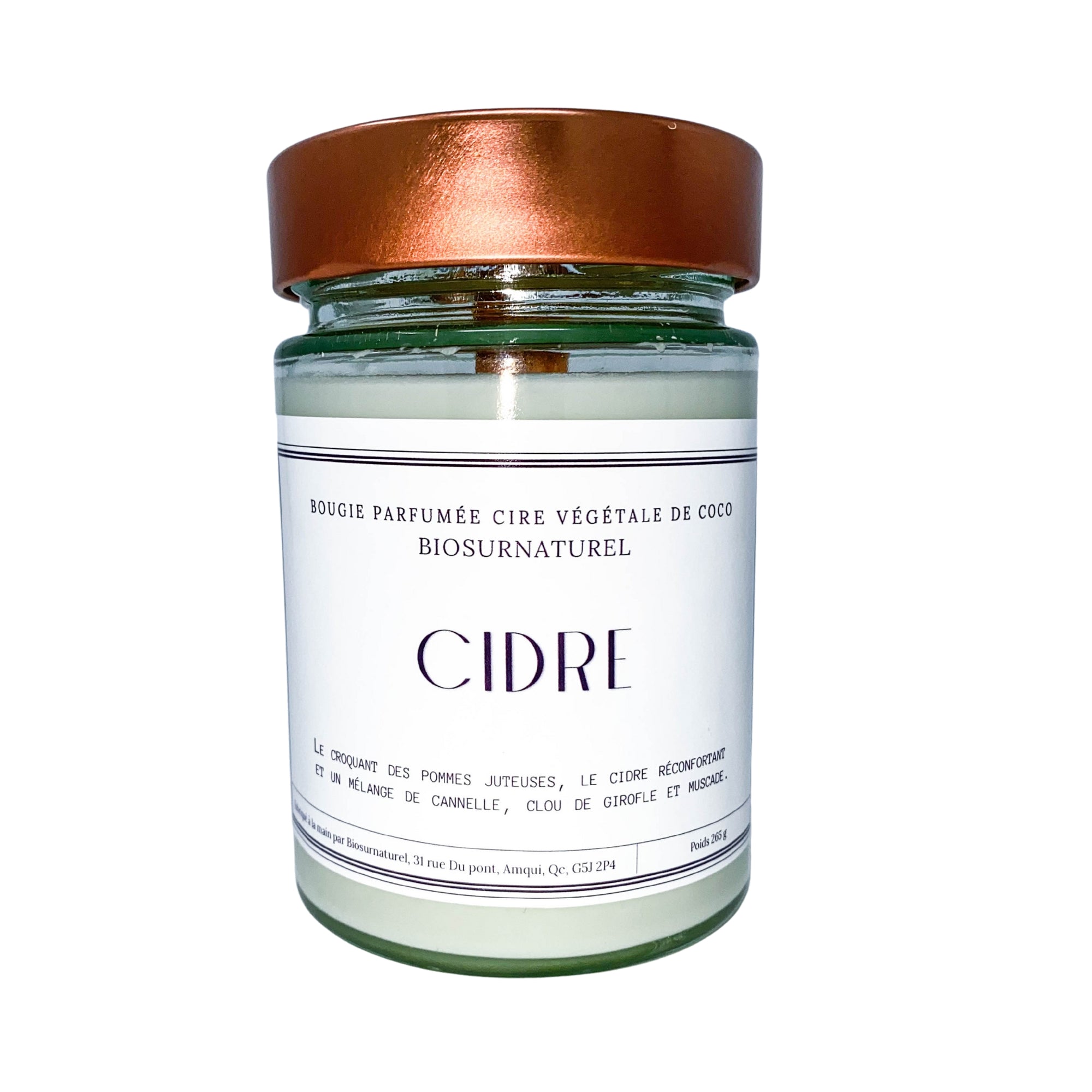 Bougie Parfumée - Cidre - 314 ml