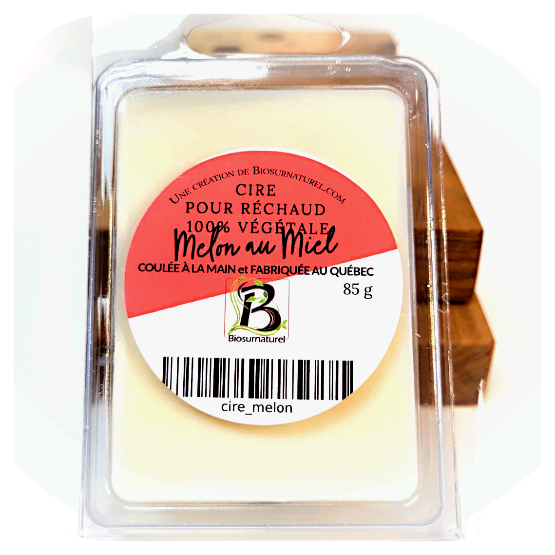 Cire à Réchaud parfumée - tartelettes - Melon au miel